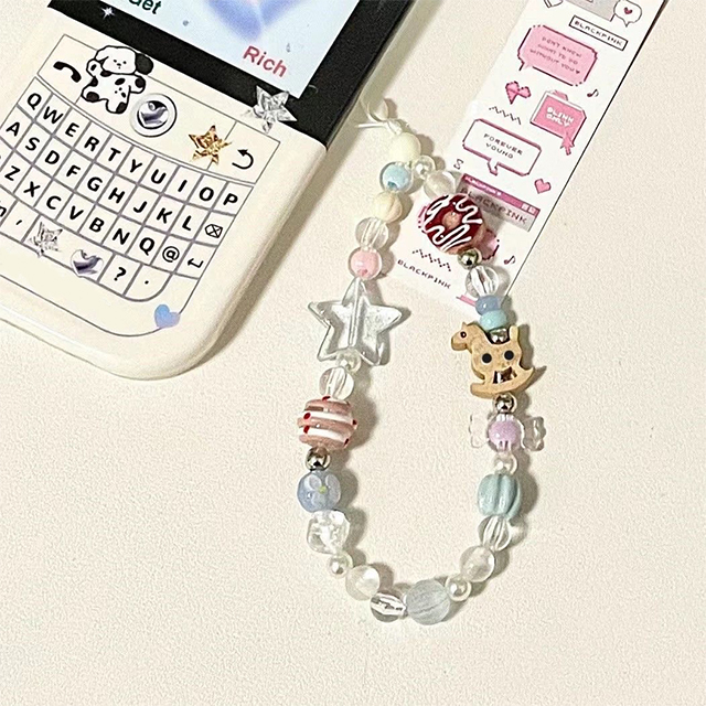 Beaded Phone Wristlet Strap