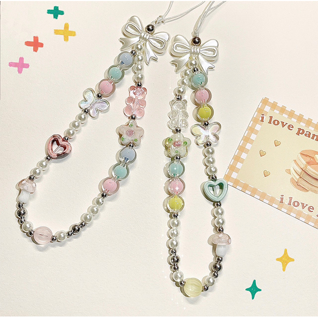 Beaded Phone Wristlet Strap
